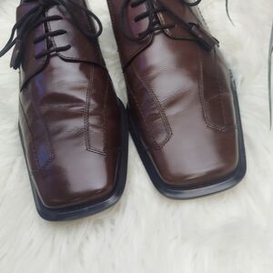 Excl Cond Georgio Brutini sz 12 Men's Brown Leather Dress Shoes